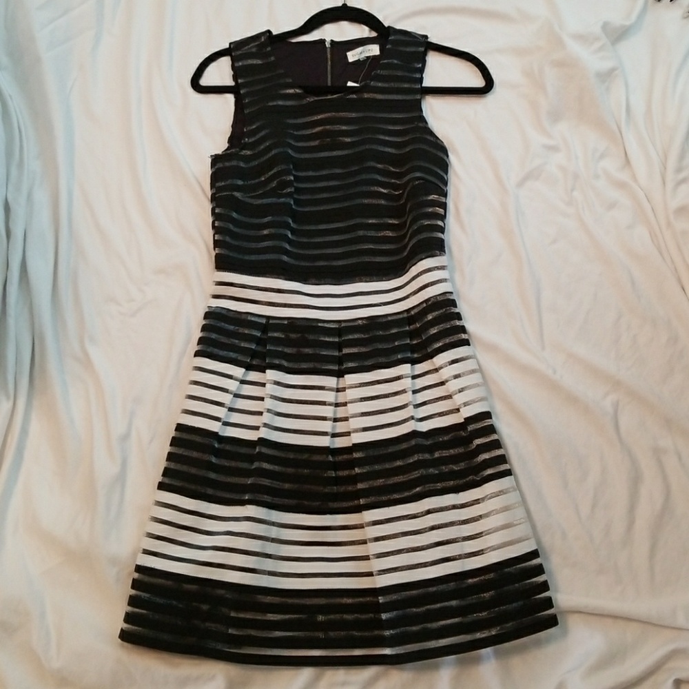 Black and white dress